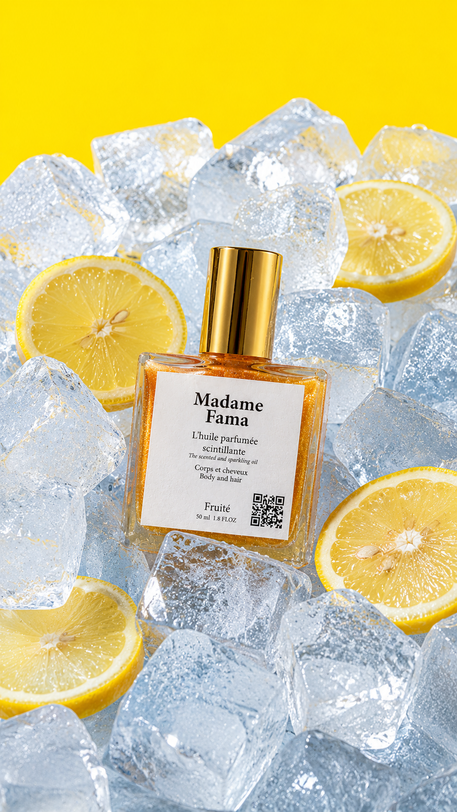 Huile Parfumée Scintillante – Citrus Fragrance (N°4)