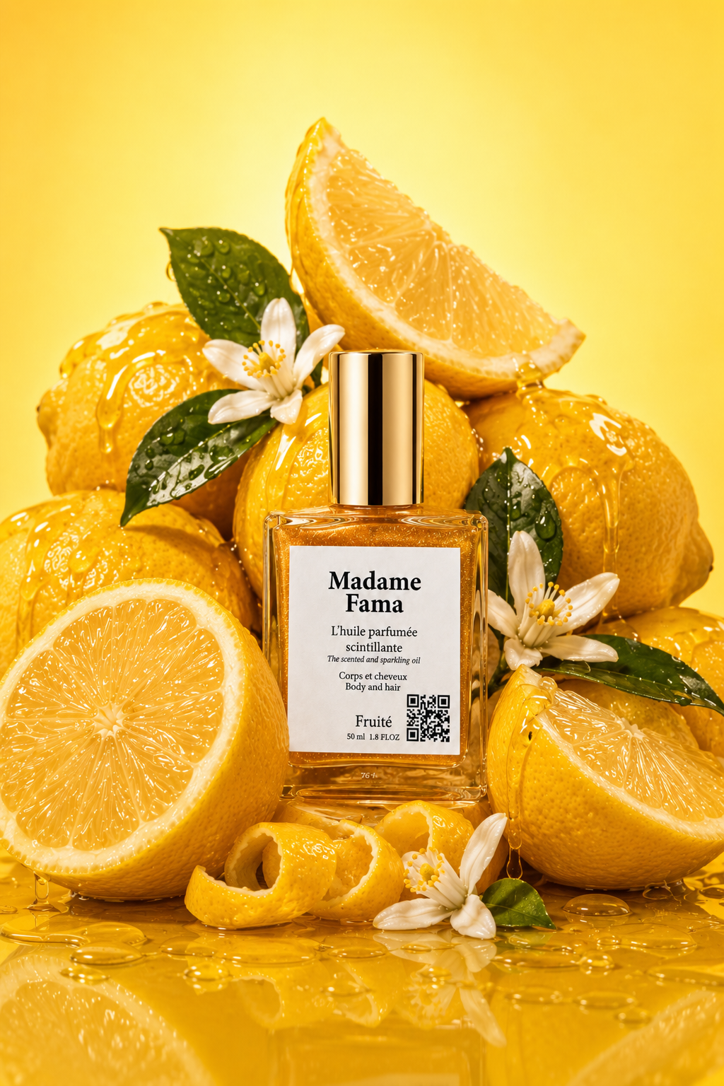 Huile Parfumée Scintillante – Citrus Fragrance (N°4)