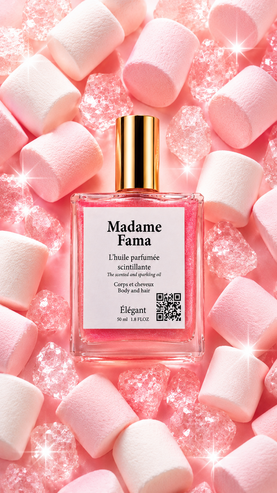 Huile Parfumée Scintillante – Candy Flavor (N°6)
