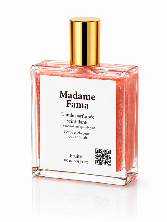 Huile Parfumée Scintillante – Peachy Desire (N°9)