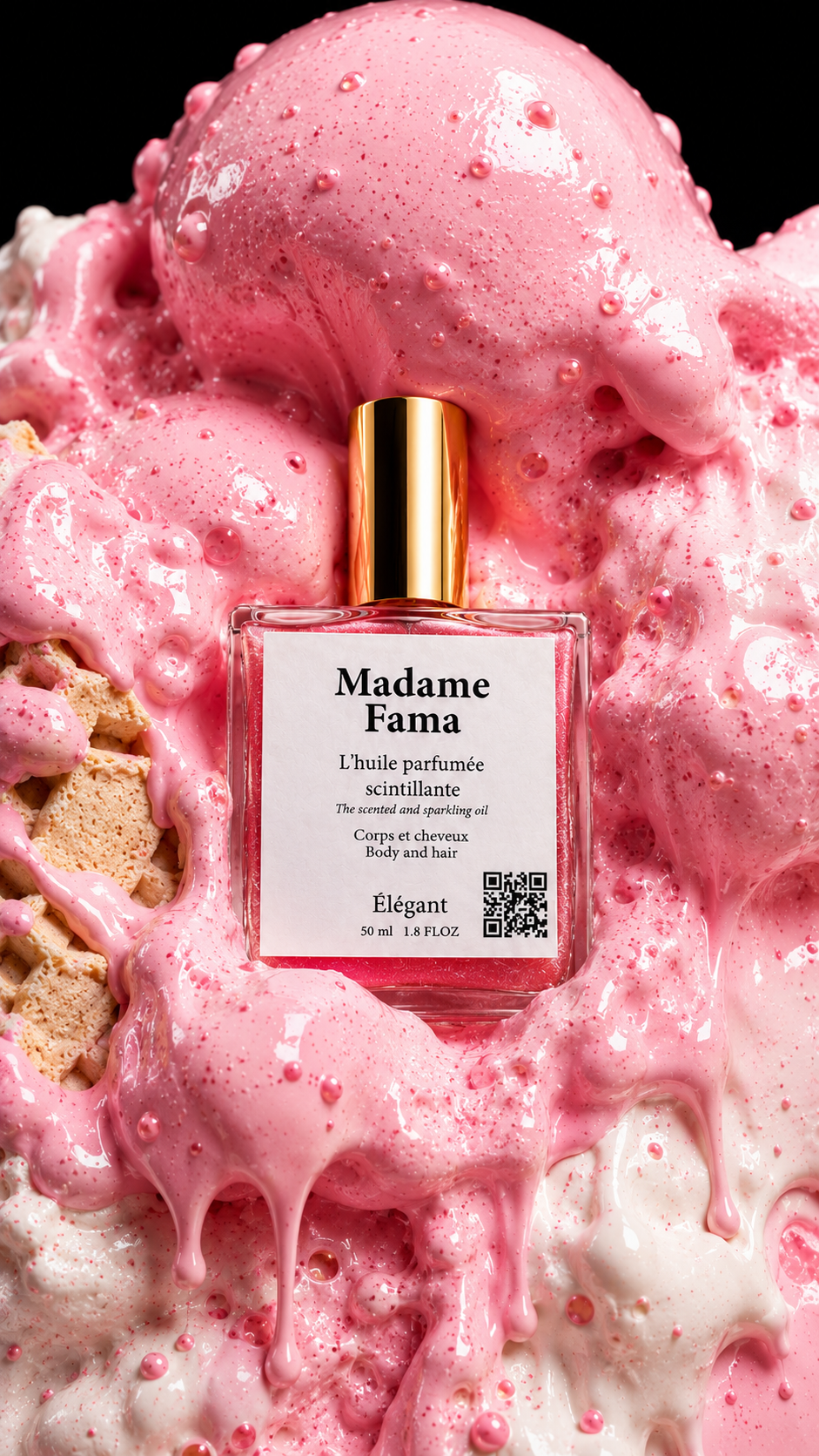 Huile Parfumée Scintillante – Candy Flavor (N°6)