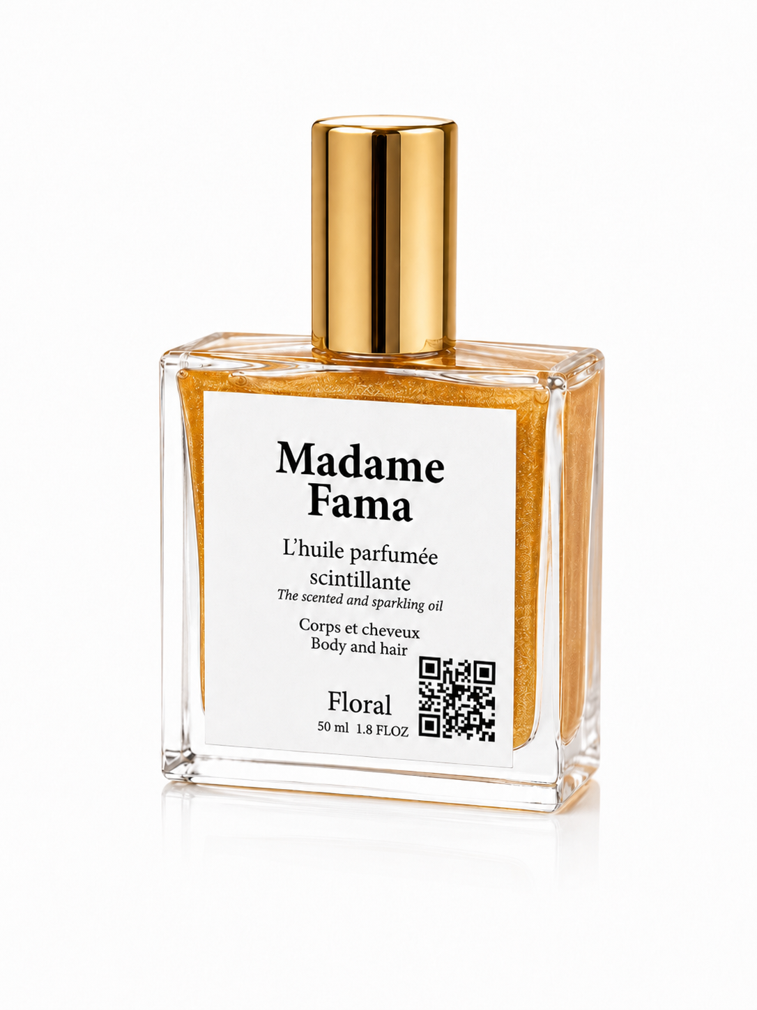 Huile Parfumée Scintillante – Midnight Rose (N°10) 50 ml