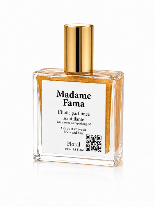 Huile Parfumée Scintillante – Midnight Rose (N°10) 50 ml