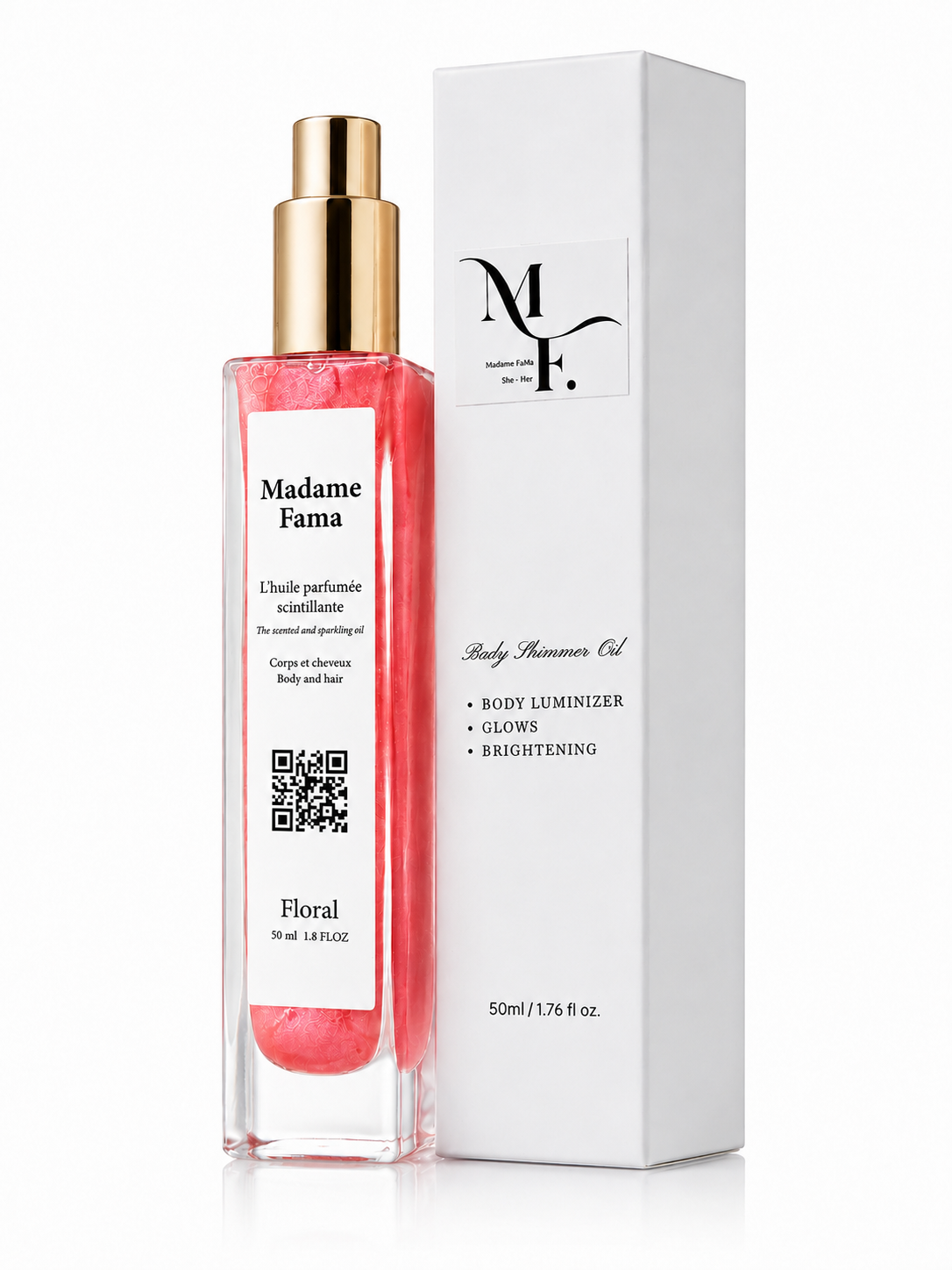 Huile Parfumée Scintillante – Blossom Temptation (N°12) 50 ml